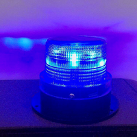 Clignotant Trafic Rotatif Camion Strobe Alimenté Ambre Toit Balise Clignotant Led Lumières Magnétiques Voyant D'avertissement Solaire