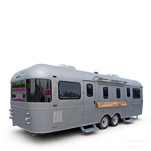 Chariot de nourriture mobile en acier inoxydable, chariot de restauration rapide, chariot à café, chariot à glaces pour usage commercial en extérieur - Product Image 3