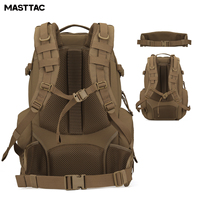 Sac à dos tactique MASTTAC MS7529 40L Thunderbolt, imperméable, en nylon 500D, grande capacité, pour ordinateur portable, randonnée en plein air, unisexe