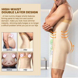 Faja Moldeadora Exclusiva para <span class=keywords><strong>Hombre</strong></span>, Antibacteriana, Postoperatoria, Levanta Glúteos, Ajusta <span class=keywords><strong>Abdomen</strong></span>, Cintura y Muslos - Product Image 4