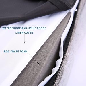 Durable Waterproof Removable Washable <b>Cover</b> Orthopedic Memory Foam <b>Dog</b> Pet <b>Bed</b> - Product Image 2