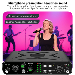 <span class=keywords><strong>Tarjeta</strong></span> <span class=keywords><strong>de</strong></span> <span class=keywords><strong>Sonido</strong></span> Rayco Nueva 2 en 2 Salidas, Interfaz <span class=keywords><strong>de</strong></span> Audio con Preamplificador <span class=keywords><strong>de</strong></span> Micrófono con Alimentación Fantasma <span class=keywords><strong>de</strong></span> 48V, <span class=keywords><strong>Tarjeta</strong></span> <span class=keywords><strong>de</strong></span> <span class=keywords><strong>Sonido</strong></span> para Grabación en Estudio - Product Image 6