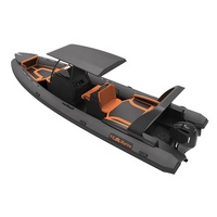 Bateau pneumatique RHIB 860 RIB à coque en aluminium ORCA Hypalon Step Hull