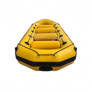 Offre exceptionnelle : Bateau à dérive jaune de 480 cm, homologué CE, kit de sécurité complet inclus, idéal pour les aventures en famille - Product Image 1