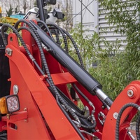 Harga Pabrik Mini Backhoe Loader Bucket 0.3m3 Tinggi Pengosongan 2169mm Loader Kompak untuk Pekerjaan Konstruksi Jalan Kota