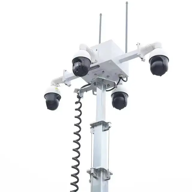 BIGLUX Mobile CCTV tower connect to phone