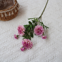 Fleur artificielle en soie de type européen Hibiscus FRH-286 pour la décoration de mariage, les arrangements de chemin d'accès et la décoration d'ambiance de salle de séjour