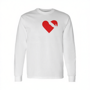 T-shirt à manches longues I Love Saint Nicholas Christmas, design cœur rouge, cadeau de vacances - Product Image 2