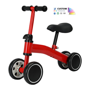 Marche-bébé pour tout-petits, sans pédales, voitures à roulettes pour enfants, jouets, vélo d'équilibre pour bébé à <span class=keywords><strong>4</strong></span> roues pour les garçons et les filles de 1 an - Product Image 1