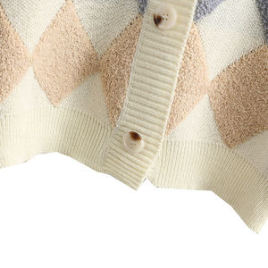 Nouveau Style Cardigan femmes <span class=keywords><strong>pull</strong></span> flotteur Jacquard tricoté <span class=keywords><strong>pull</strong></span> décontracté impression <span class=keywords><strong>à</strong></span> manches longues <span class=keywords><strong>pull</strong></span> - Product Image 6