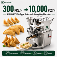 Machine à raviolis automatique de grande taille 150, 6000-10000 pièces/h, multifonctionnelle, pour empanadas, samosas, raviolis, en acier inoxydable 304