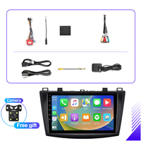 Autoradio Multimédia Carplay Android 14 Auto DVD Player pour Mazda 3 2004-2009 GPS Navigation Stereo Receiver Central Control
