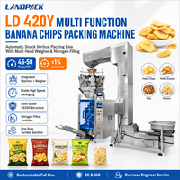 Machine d'emballage et de scellage automatique à l'azote pour légumes, plantains, bananes, chips de pommes de terre