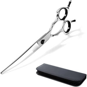 กรรไกรตัดขนสัตว์เลี้ยงมืออาชีพ 7 นิ้ว สแตนเลสสตีล ปลายสองด้าน สำหรับตัดขนสุนัข อุปกรณ์เสริมความงาม - Product Image 1