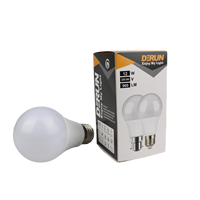 Échantillon gratuit de lampes LED E27 B22, 12W, blanc froid, économie d'énergie, ampoule LED A60, LED-A BULB