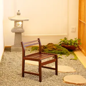 Moderne Walnuss farbe Bambus Holz stuhl Großhandel Stühle für Hotel verwenden Akzent Möbel antike Esszimmers tühle