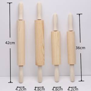 Meilleure vente Offre Spéciale Hemu nouilles bâton boulette peau rouleau mobile rouleau à pâtisserie en bois - Product Image 4