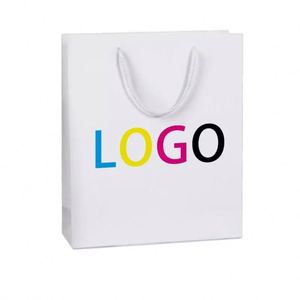Bolsas de Regalo Clásicas de Papel Kraft Reciclado Personalizadas con Asas Largas, Impresión Digital Offset para Empaque, Novedad 2026 - Product Image 2