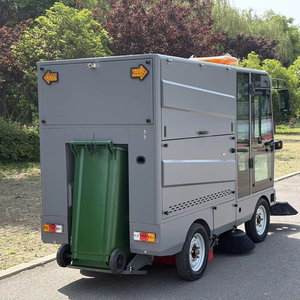 Cubo de Limpieza de Cuatro Ruedas y Cinco Cepillos, 1230 kg, 1 Año de Garantía, para Limpiar Calles, Plazas, Parques y Otros Áreas Públicas, Diseño de Alta Resistencia 1 - Product Image 1