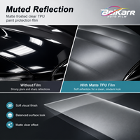 Film de protection de peinture (PPF) BEIKARR auto-réparant anti-rayures en TPU satiné mat, garantie 8-10 ans, protection UV/IR pour voiture