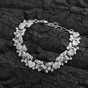 سلسلة ربط الدب الحلو Uwin رائعة القلب ، CZ الموضة الرخيصة السائبة cocker - Product Image 4