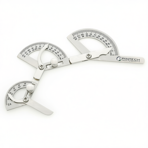 Goniomètre à trois articulations de 19 cm, base des instruments chirurgicaux, instruments Pin Tech, plage de mesure de 3x120 degrés - Product Image 1