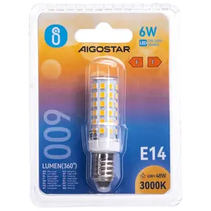 E14 6W LED <b>lamp</b>, low consumption, <b>long</b> lifespan, ideal for indoor lighting and energy saving in homes and offices. - Product Image 3