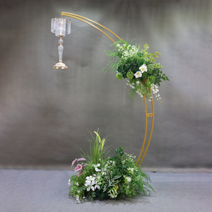 LANJO wedding <b>arch</b> backdrop stand Suspend chandelier Support <b>Arch</b> <b>Frame</b> Wedding Decoration Props Backdrop <b>Arch</b> Stand - Product Image 5
