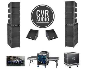 Système de sonorisation CVR, système de ligne acoustique en néodyme W-121/W-81, 2000W RMS, caisson de basses de 18 pouces, stéréo - Product Image 1
