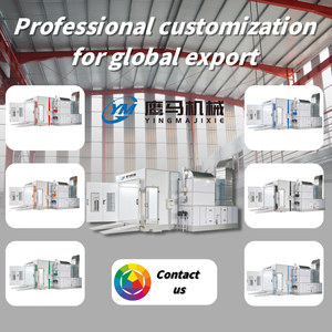 Cabine de peinture automobile robuste et durable à chauffage diesel, à performance stable, pour atelier de réparation de bus - Product Image 3