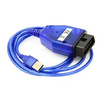 Lector de Códigos de Diagnóstico USB/OBD K+Dcan K+can FTDI con Chip Completo, 1 Año de Garantía, Soporte Multilingüe para Vehículos
