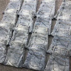GZY Factory Bekleidungs fabrik in Guangzhou lässige lange Hosen gemischte Herren Straight Jeans 2020 Styles