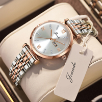 Montre à quartz en moissanite pour femme, montre-bracelet élégante et minimaliste, classique, mignonne et raffinée, en acier inoxydable, style luxe léger