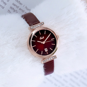 Reloj popular para mujer con diamantes incrustados, resistente al agua, moderno y casual, con calendario y movimiento de cuarzo. - Product Image 5