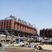 Petite usine de traitement de l'or Goulotte en spirale pour l'extraction de l'or