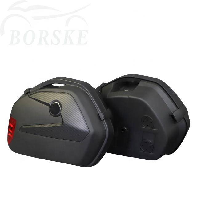 Universal Carbon Fiber LED Side Box for Motorcycle