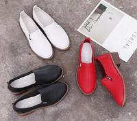 Chaussures pour femmes grandes tailles 2022, chaussures tendance, chaussures simples, chaussures plates en cuir décontractées