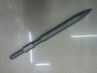 Ciseau à mortaiser hexagonal SDS de haute qualité 17*280 mm en acier 40Cr avec pointe pointue et manche en acier pour la construction et le poinçonnage