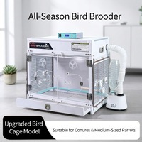 Incubateur pour oiseaux AODL 50D, léger, durable, toutes saisons, température et humidité constantes, pour oisillons élevés à la main de 0 jour.