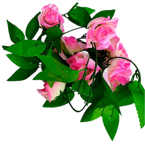 Guirlandes de roses artificielles en soie, décoration murale, décoration de mariage et de fêtes, bouquet en plastique, style médiéval - Product Image 3