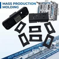 Piezas de Plástico Moldeadas por Inyección de PC, ABS y Nylon, Personalizadas, Color Personalizado, Superficie Pulida