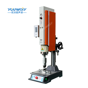 Máquina de soldadura ultrasónica inteligente de Control Digital LCD testificado CE profesional para portatarjetas de cinta de cordón - Product Image 4