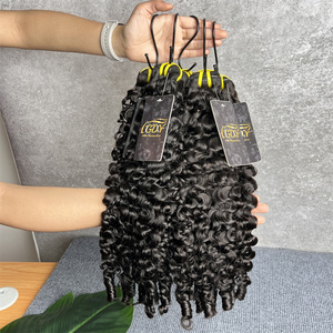 <span class=keywords><strong>Cheveux</strong></span> humains vierges vietnamiens bruts 100 % naturels, boucles spirales, mèches bouclées birmanes, <span class=keywords><strong>cheveux</strong></span> humains de l'usine du Vietnam - Vente chaude - Product Image 5