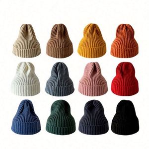 Wholesale Knitted <b>Hats</b> <b>Winter</b> Women's Woolen <b>Hat</b> Thickened Warm Knitted Fashion Beanies <b>Hat</b> for Unisex - Product Image 1