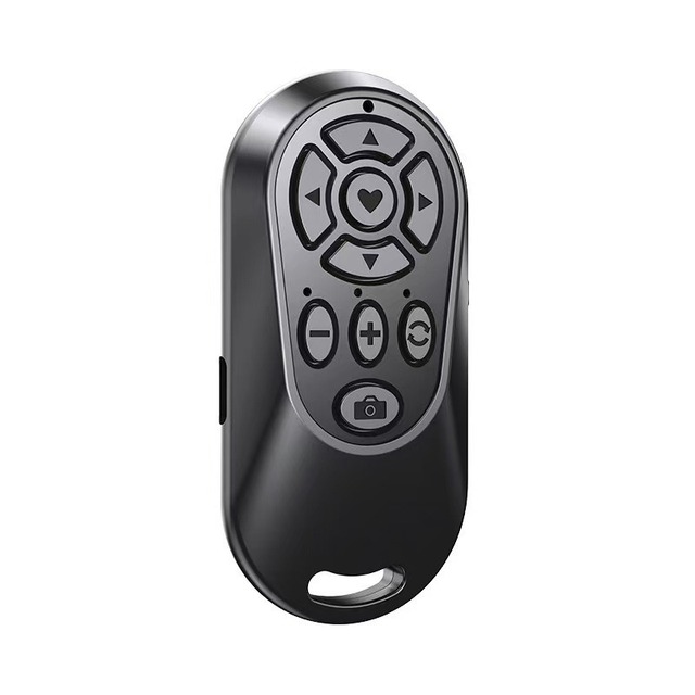 Portable for Remote Control with 6 Buttons 30m Range & Battery for Mobile Phone Selfie Watch E-Book Fast Photo