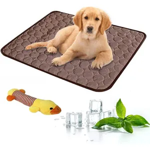 Tapete fresco para cães com estampa de pet cool pad tapete fresco para animais de estimação