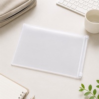Pochette zippée réutilisable en EVA, sac en EVA givré imprimé sur mesure pour le rangement et l'emballage de bijoux, bagues, breloques, montres et accessoires