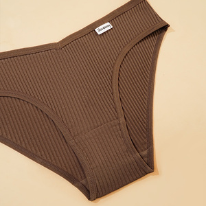 Damesslipjes Ademende fitnessslips Lingerie Sexy laag getailleerd katoenen V-vormig ondergoed - Product Image 5