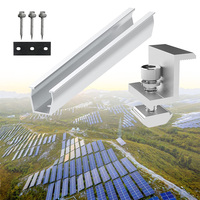UISOLAR – Composants de montage solaire au meilleur prix : Serre-câble d'extrémité PV solaire réglable en aluminium, serre-câble intermédiaire, support de montage de panneau solaire