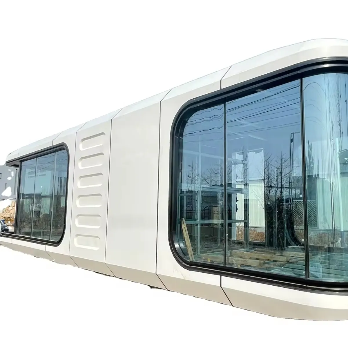 Factory direct supply Luxury prefabricated with iOS Amezon control system Space capsule House